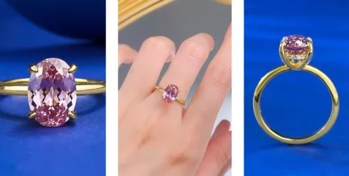 Anello in argento cuore Eléa - immagine 12