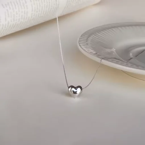 Collana cuore in argento Héloïse - immagine 10