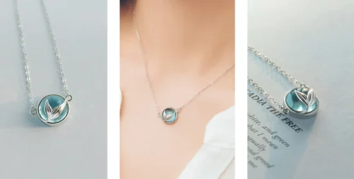 Collana pietra di luna Anna - immagine 7