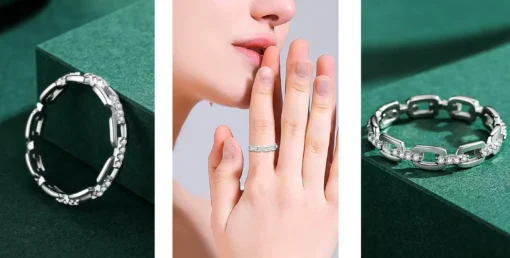 Anello fine in argento Noémie - immagine 12