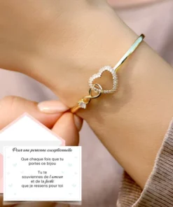 Alternative view of Bracciale Madre Figlia Legame Eterno Prezioso - Bracciale per Mia Figlia