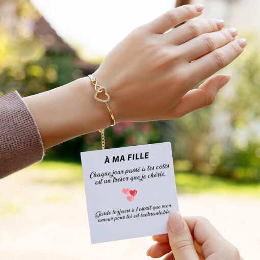 Bracciale Madre Figlia Legame Eterno Prezioso - Bracciale per Mia Figlia - immagine 4