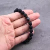Bracciale in pietra lavica Maxime