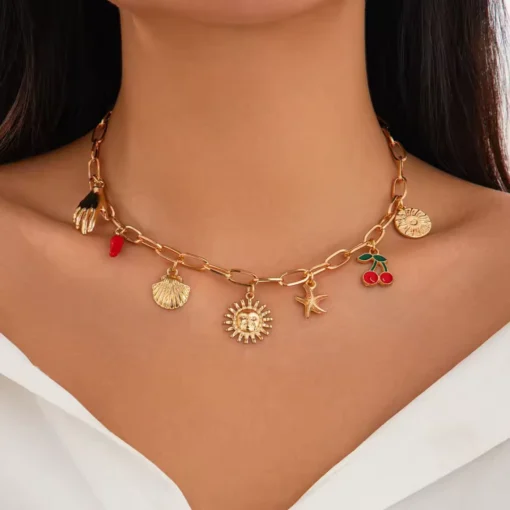 Collana con ciondolo oro donna elegante e raffinata gioiello senza tempo - immagine 6